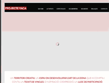 Tablet Screenshot of projectevaca.com